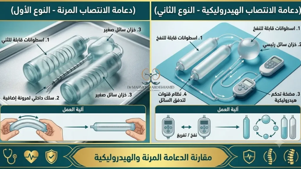 عملية الدعامة للانتصاب​ (الدعامة المرنة​ - الدعامة الهيدروليكية​) - د محمود عبدالحميد